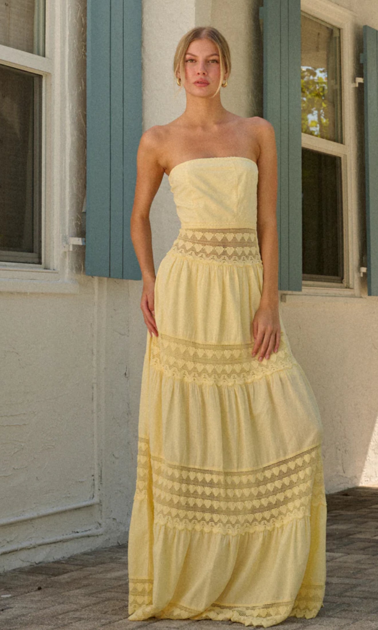 Yellow Heart Dress  BohoBeachShop