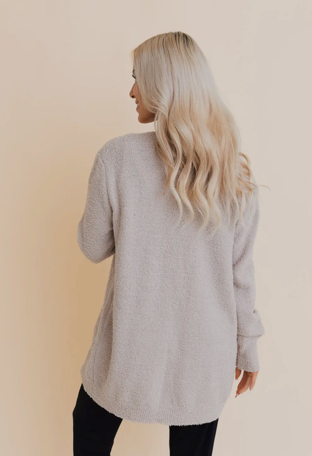 Cozy bouncle cardi