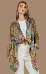 Bohemian cardigan top