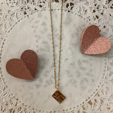 Post card necklace
