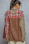 Boho Plaid flannel shirt