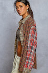 Boho Plaid flannel shirt