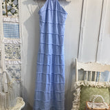 Sea Blue Fringe Dress