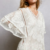 Stevie boho lace top