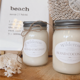 Island coconut candle