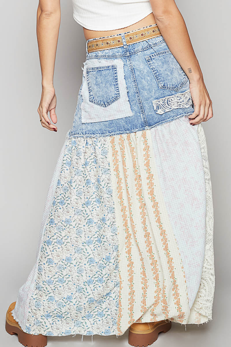 Free Spirit denim skirt