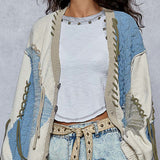 ocean patchwork sweater