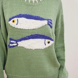 Sardines + Saltwater sweater