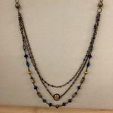 Blue Beaded Necklace