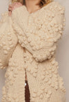 Pom Pom cardigan sweater