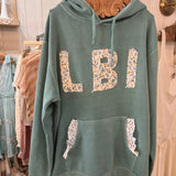 Handmade LBI Hoodie in Green