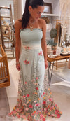 Boho floral garden skirt dress