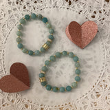 Amazonite beaded bracelets
