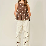 Shell cut pants