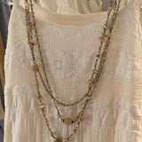 Cream Beaded Necklace