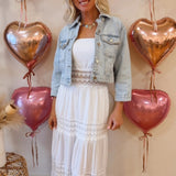 Boho Whitehearts Dress