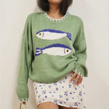 Sardines + Saltwater sweater