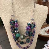 Handmade beaded necklace