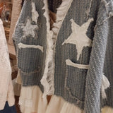 sun moon stars cardigan