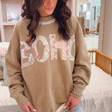 Boho Patchwork Sweatshirt