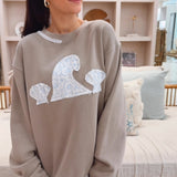 Shells, Waves +  Pearls Sweatshirt