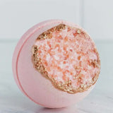 sparkly rose bath bomb