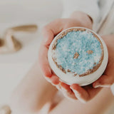 sparkly geode bath bombs