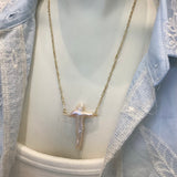 Handmade Pearl Cross