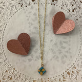 Lemon tile necklace