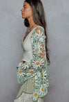 Daisy crochet Pol cardigan
