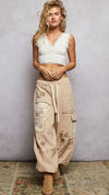 Boho Patchwork embroidered pants