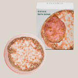 sparkly rose bath bomb