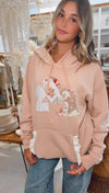 “Pink Waves” Beach Hoodie