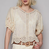 antique lace paris top