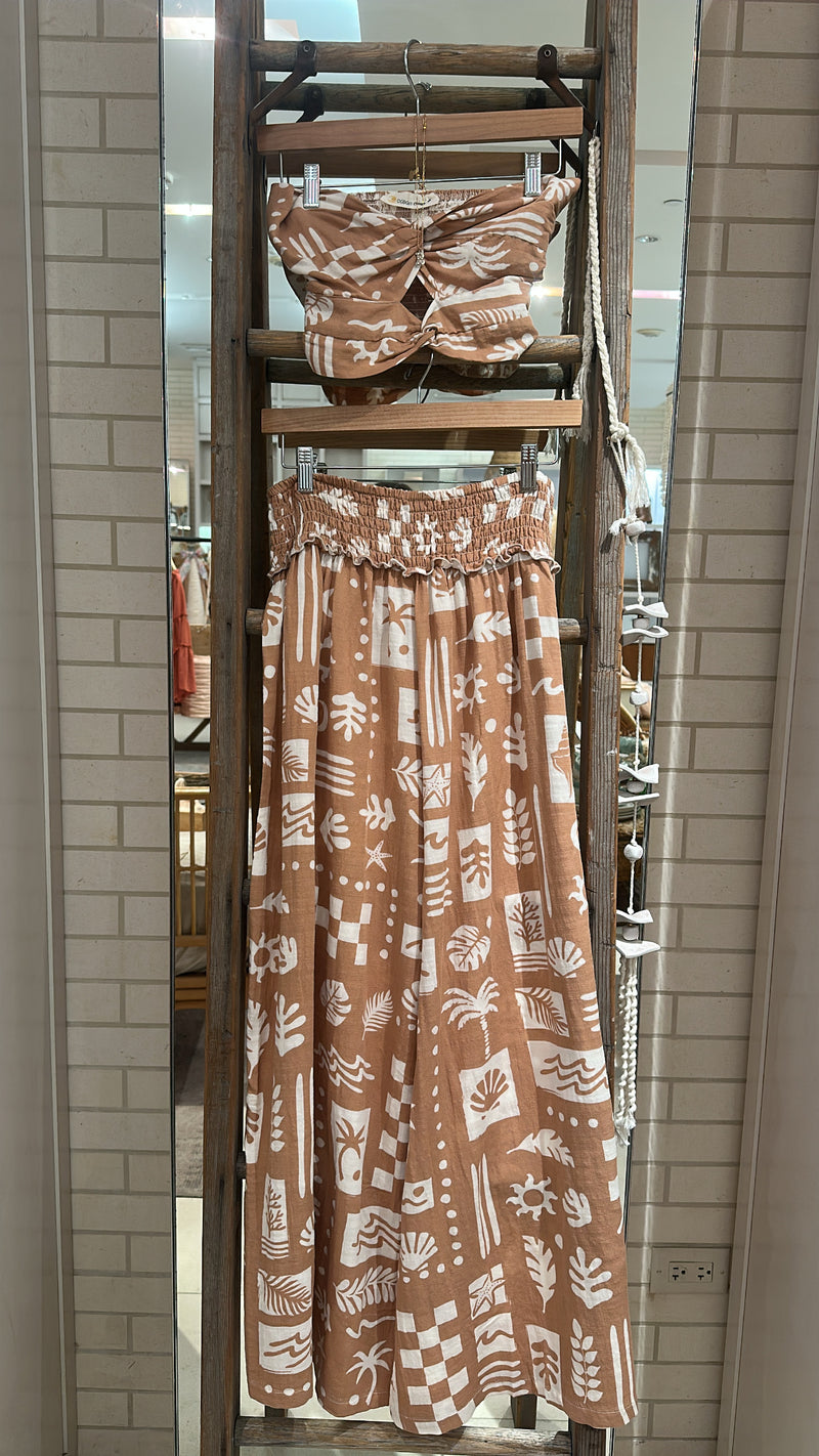 Shells sun + waves pants