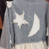 sun moon stars cardigan