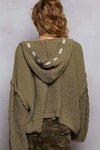 Boho Olive hoodie sweater