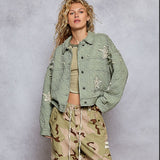 Song of Stars + Pearls quilted jacket