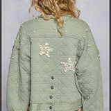 Song of Stars + Pearls quilted jacket