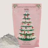 sparkling cranberry bath fizz