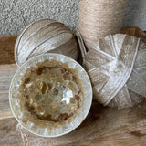 Geode Wall Hanging Ivory