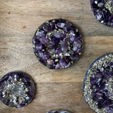 Boho Amethyst Medallion Art