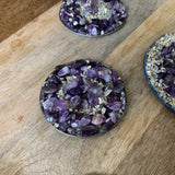 Boho Amethyst Medallion Art