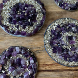 Boho Amethyst Medallion Art