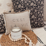 C’est la vie pillow